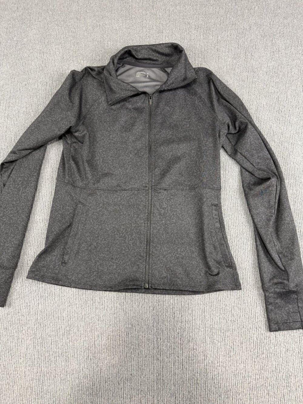 Jockey Womens Full-Zip Black Active Jacket S